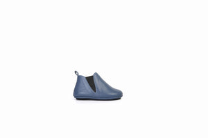 
                  
                    Load image into Gallery viewer, FOOT FEDERATION BABIES&amp;#39; LEATHER SHOE BLUE
                  
                