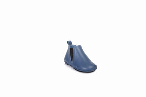 
                  
                    Load image into Gallery viewer, FOOT FEDERATION BABIES&amp;#39; LEATHER SHOE BLUE
                  
                