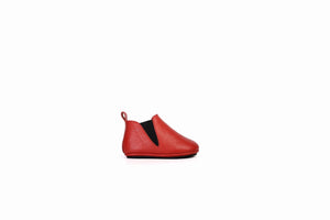 
                  
                    Load image into Gallery viewer, FOOT FEDERATION BABIES&amp;#39; LEATHER SHOE RED
                  
                