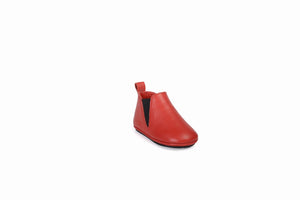 
                  
                    Load image into Gallery viewer, FOOT FEDERATION BABIES&amp;#39; LEATHER SHOE RED
                  
                