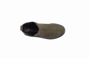 
                  
                    Load image into Gallery viewer, FOOT FEDERATION CHELSEA KIDS&amp;#39; BOOT SUEDE ARMY GREEN
                  
                