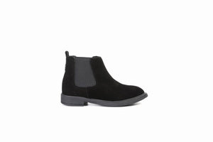 
                  
                    Load image into Gallery viewer, FOOT FEDERATION CHELSEA KIDS&amp;#39; BOOT SUEDE BLACK
                  
                