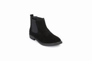 
                  
                    Load image into Gallery viewer, FOOT FEDERATION CHELSEA KIDS&amp;#39; BOOT SUEDE BLACK
                  
                