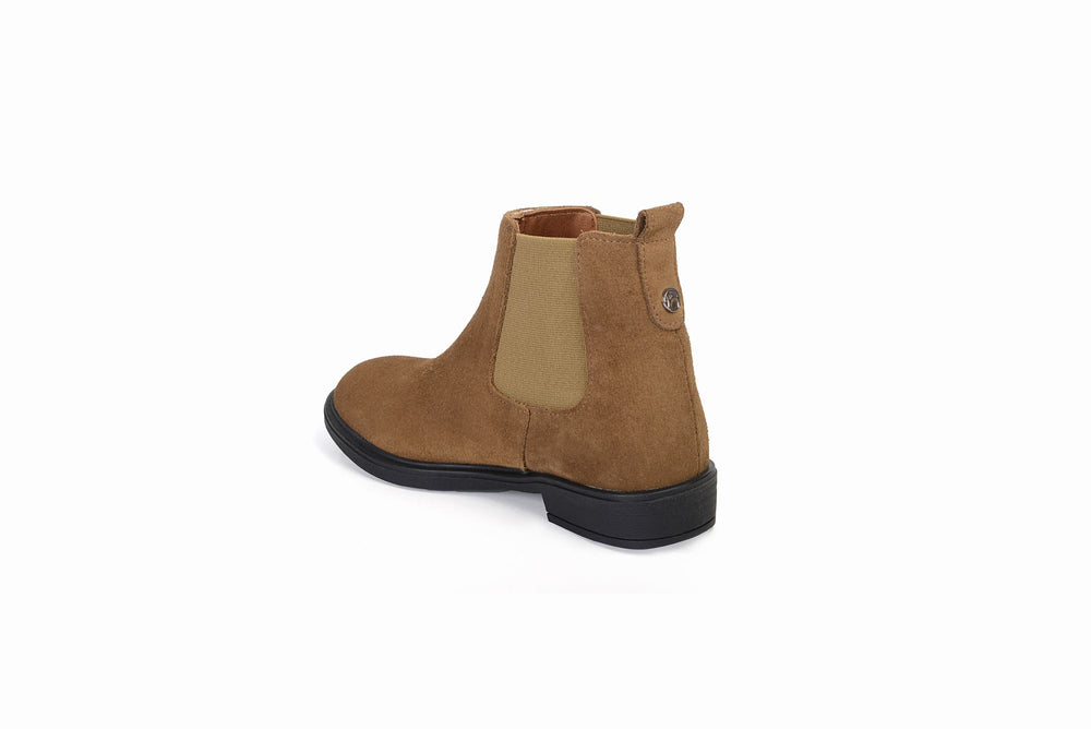 
                  
                    Load image into Gallery viewer, FOOT FEDERATION CHELSEA KIDS&amp;#39; BOOT SUEDE TOBACCO
                  
                