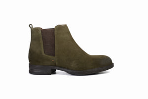 
                  
                    Load image into Gallery viewer, FOOT FEDERATION CHELSEA MENS BOOT SUEDE ARMY GREEN
                  
                