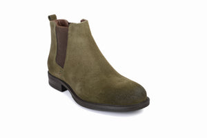 
                  
                    Load image into Gallery viewer, FOOT FEDERATION CHELSEA MENS BOOT SUEDE ARMY GREEN
                  
                