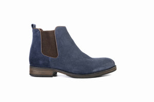 
                  
                    Load image into Gallery viewer, FOOT FEDERATION CHELSEA MENS BOOT SUEDE NAVY BLUE
                  
                