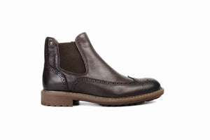 
                  
                    Load image into Gallery viewer, FOOT FEDERATION CHELSEA WINGTIP MENS BOOT BROWN
                  
                