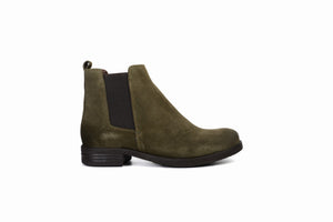 
                  
                    Load image into Gallery viewer, FOOT FEDERATION CHELSEA WOMEN&amp;#39;S BOOT SUEDE ARMY GREEN
                  
                