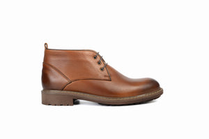 
                  
                    Load image into Gallery viewer, FOOT FEDERATION CHUKKA PLAIN-TOE MID-TOP MENS BOOT TOBACCO
                  
                