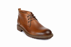 
                  
                    Load image into Gallery viewer, FOOT FEDERATION CHUKKA PLAIN-TOE MID-TOP MENS BOOT TOBACCO
                  
                