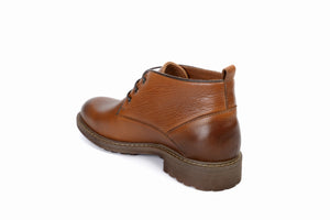 
                  
                    Load image into Gallery viewer, FOOT FEDERATION CHUKKA PLAIN-TOE MID-TOP MENS BOOT TOBACCO
                  
                