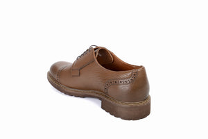 
                  
                    Load image into Gallery viewer, FOOT FEDERATION DERBY CAP-TOE MENS SHOE WALNUT
                  
                