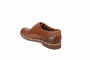 
                  
                    Load image into Gallery viewer, FOOT FEDERATION CITY DERBY PLAIN-TOE MENS SHOE TOBACCO
                  
                