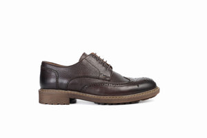 
                  
                    Load image into Gallery viewer, FOOT FEDERATION DERBY WINGTIP MENS SHOE BROWN
                  
                