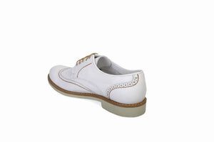 
                  
                    Load image into Gallery viewer, FOOT FEDERATION CITY DERBY WINGTIP MENS SHOE WHITE
                  
                