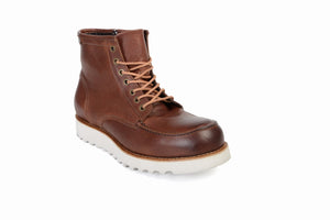 
                  
                    Load image into Gallery viewer, FOOT FEDERATION RED WING MOC TOE MENS BOOT BROWN
                  
                