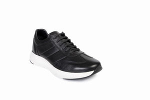 
                  
                    Load image into Gallery viewer, FOOT FEDERATION CITY LACE-UP SNEAKER MENS SHOE BLACK
                  
                