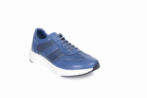 
                  
                    Load image into Gallery viewer, FOOT FEDERATION CITY LACE-UP SNEAKER MENS SHOE BLUE
                  
                