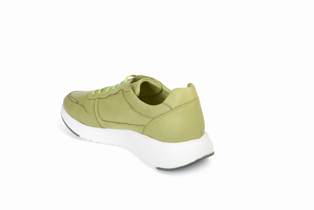 
                  
                    Load image into Gallery viewer, FOOT FEDERATION MOC-TOE LACE-UP MENS SNEAKER LIME GREEN
                  
                