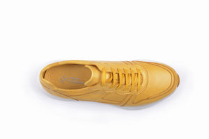 
                  
                    Load image into Gallery viewer, FOOT FEDERATION MOC-TOE LACE-UP MENS SNEAKER YELLOW
                  
                