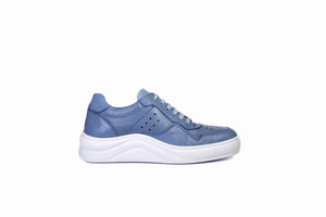 
                  
                    Load image into Gallery viewer, FOOT FEDERATION LACE-UP WOMEN&amp;#39;S SNEAKER BLUE
                  
                