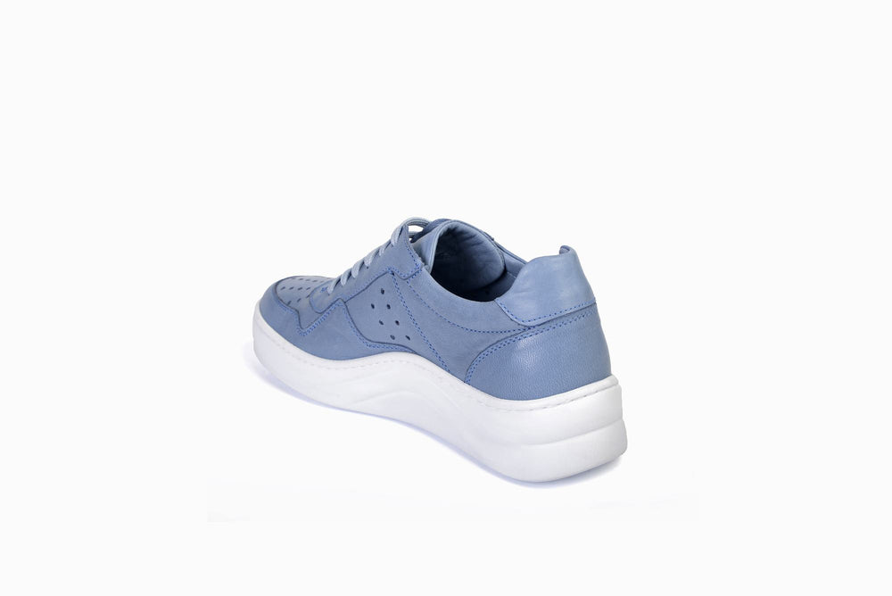 
                  
                    Load image into Gallery viewer, FOOT FEDERATION LACE-UP WOMEN&amp;#39;S SNEAKER BLUE
                  
                