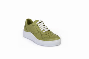 
                  
                    Load image into Gallery viewer, FOOT FEDERATION LACE-UP WOMEN&amp;#39;S SNEAKER LIME GREEN
                  
                