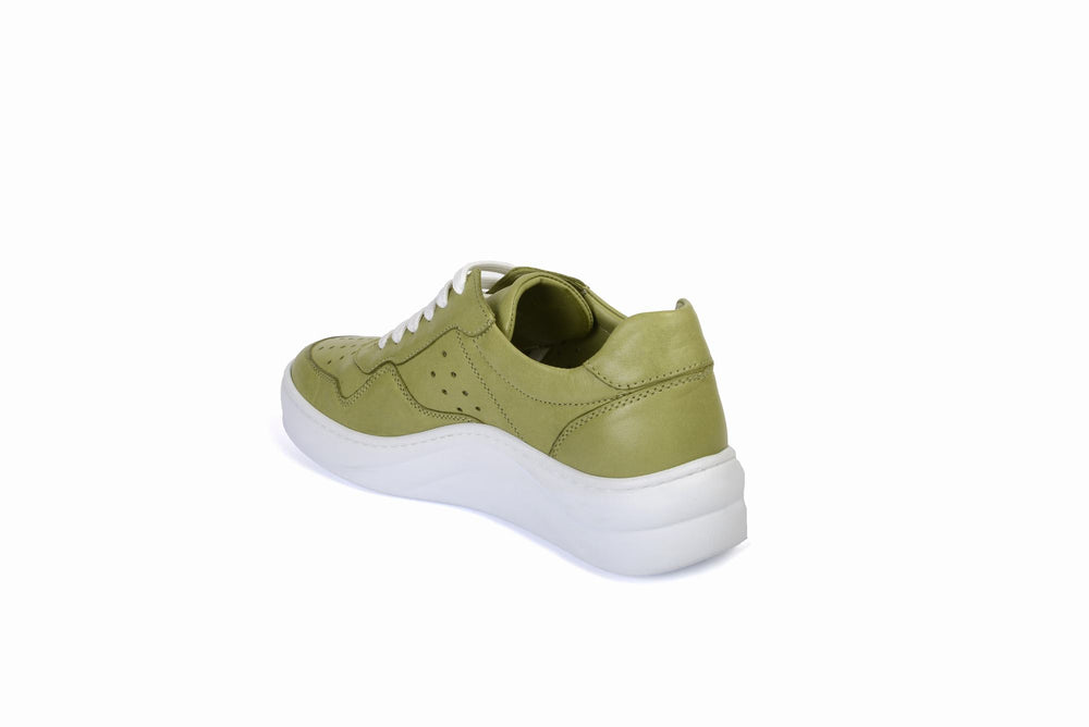 
                  
                    Load image into Gallery viewer, FOOT FEDERATION LACE-UP WOMEN&amp;#39;S SNEAKER LIME GREEN
                  
                