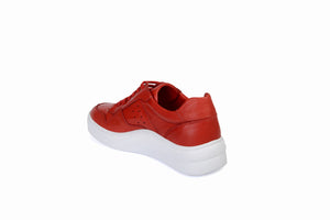 
                  
                    Load image into Gallery viewer, FOOT FEDERATION LACE-UP WOMEN&amp;#39;S SNEAKER LIME RED
                  
                