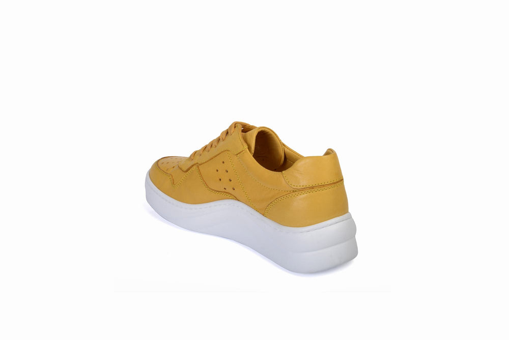 
                  
                    Load image into Gallery viewer, FOOT FEDERATION LACE-UP WOMEN&amp;#39;S SNEAKER YELLOW
                  
                