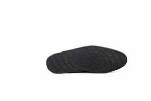 
                  
                    Laden Sie das Bild in den Galerie-Viewer, FOOT FEDERATION HORSEBIT MOC-TOE MEN&amp;#39;S LEATHER SLIPPER BLACK
                  
                