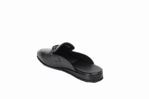 
                  
                    Laden Sie das Bild in den Galerie-Viewer, FOOT FEDERATION HORSEBIT MOC-TOE MEN&amp;#39;S LEATHER SLIPPER BLACK
                  
                