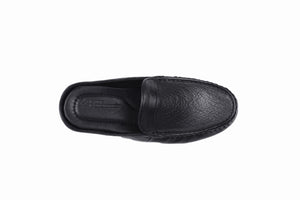 
                  
                    Laden Sie das Bild in den Galerie-Viewer, FOOT FEDERATION MOC-TOE MEN&amp;#39;S LEATHER SLIPPER DEERSKIN BLACK
                  
                