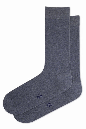 
                  
                    Load image into Gallery viewer, FOOT FEDERATION 240 STITCH MID-CALF COTTON MEN&amp;#39;S DRESS SOCK GRAY
                  
                