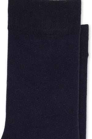 
                  
                    Laden Sie das Bild in den Galerie-Viewer, FOOT FEDERATION 240 STITCH MID-CALF COTTON MEN&amp;#39;S DRESS SOCK NAVY BLUE
                  
                