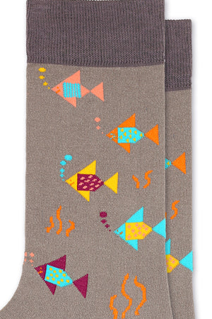 
                  
                    Laden Sie das Bild in den Galerie-Viewer, FOOT FEDERATION AQUA LIFE 200 STITCH MID-CALF COTTON MEN&amp;#39;S DRESS SOCK GRAY
                  
                